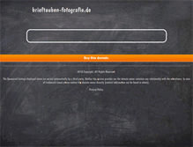 Tablet Screenshot of brieftauben-fotografie.de